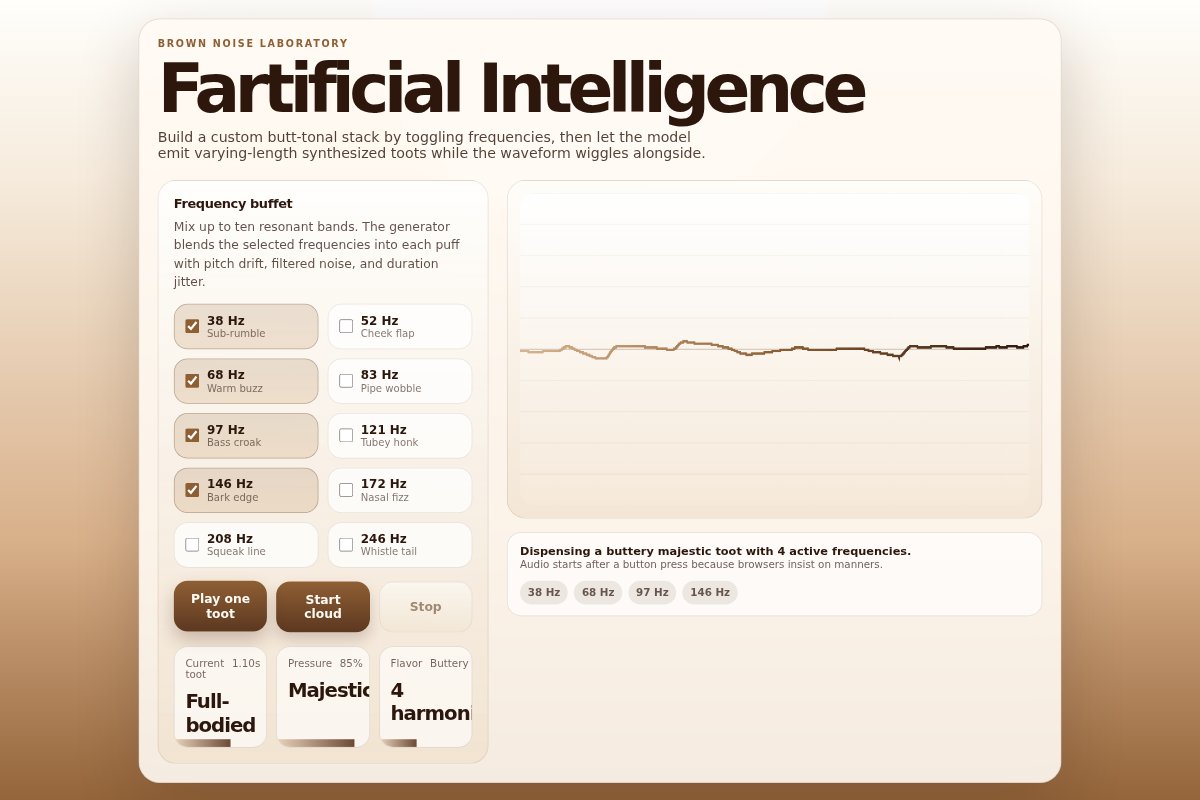 The Fartificial Intelligence frequency mixer and waveform